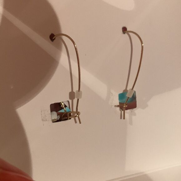 Betsey Johnson Sugar Skull Jeweled Pierced Earrings - Picture 7 of 7